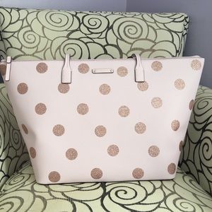 Kate Spade Large Polkadot Handbag